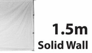 Stock Solid Wall - POLY Material Marquee Wall 1.5m -  15SINGWS-WHITE