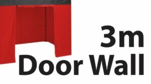 Stock POLY Material Door Wall type Marquee Wall Panel 3m -  3SINGWD-RED