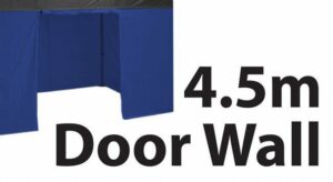 Stock Marquee POLY Wall  Material 4.5m Door Wall type - BLUE 45SINGWD-BLUE