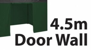 Stock Marquee POLY Wall  Material 4.5m Door Wall type - GREEN 45SINGWD-GREEN