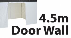 Stock Marquee POLY Wall  Material 4.5m Door Wall type - WHITE 45SINGWD-WHITE