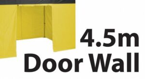 Stock Marquee POLY Wall  Material 4.5m Door Wall type - YELLOW 45SINGWD-YELLOW
