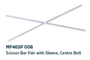 Scissor Bar Pair with Sleeve, Centre Bolt MF46SP 008
