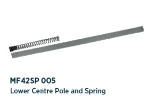 Centre lower pole and spring - MF42SP 005
