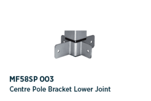Centre pole bracket lower joint - MF58SP 003
