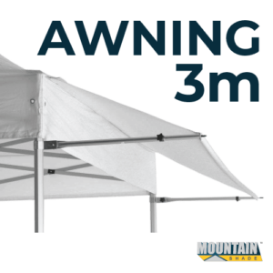 Marquee Awning Kit 3m Frame and Material in pack - WHITE AW3M-KIT-WHITE