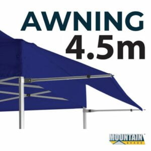 Marquee Awning Kit 4.5m Frame and Material in pack - BLUE AW45M-KIT-BLUE