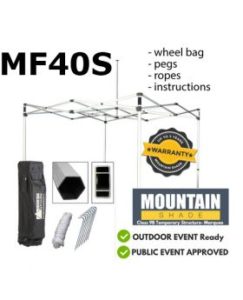 MF40S Frame 2.4x2.4m HEX inc. Wheel bag, Pegs Ropes