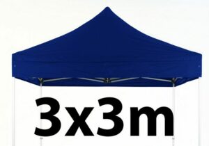 Marquee Roof 3m x 3m - BLUE - STOCK POLYESTER RR-330-BLUE