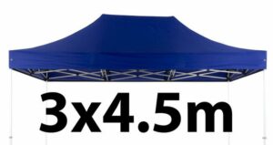 Marquee Roof 3m x 4.5m - BLUE - STOCK POLYESTER RR-345-BLUE