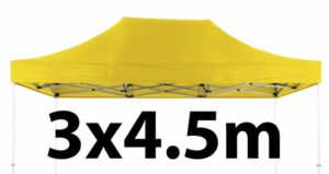 Marquee Roof 3m x 4.5m - YELLOW - STOCK POLYESTER RR-345-YELLOW