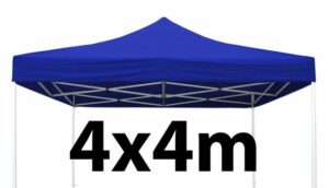 Marquee Roof 4m x 4m - BLUE - STOCK POLYESTER RR-440-BLUE