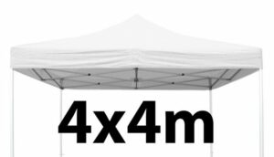 Marquee Roof 4m x 4m - WHITE - STOCK POLYESTER RR-440-WHITE