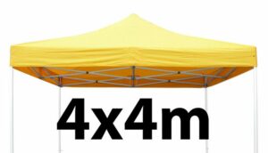 Marquee Roof 4m x 4m - YELLOW - STOCK POLYESTER RR-440-YELLOW
