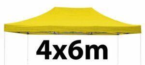 Marquee Roof 4m x 6m - YELLOW - STOCK POLYESTER RR-460-YELLOW