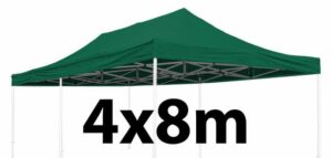 Marquee Roof 4m x 8m - GREEN - STOCK POLYESTER RR-480-GREEN