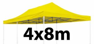 Marquee Roof 4m x 8m - YELLOW - STOCK POLYESTER RR-480-YELLOW