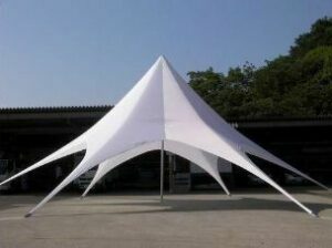 17M Star Shade Assembly with Heavy Duty Poly Roof - 17m Star Shade Package in Stock Colour STSH17M