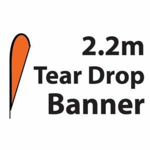 Premium Deluxe Teardrop Banner - Size 2.2m