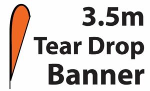 Premium Deluxe Teardrop Banner - Size 3.5m