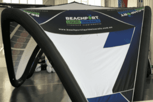6x6m V-Tent Sealed Inflatable Wave Marquee